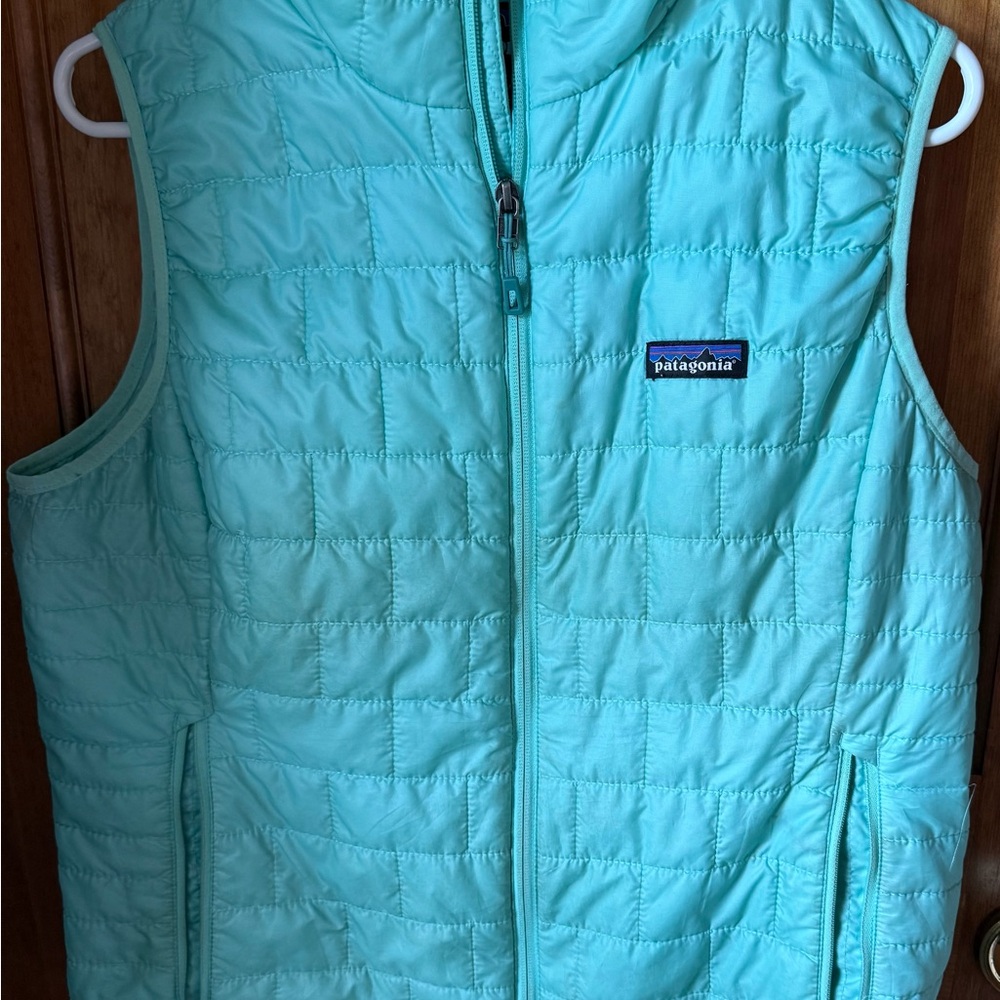 Patagonia Turquoise Quilted Vest